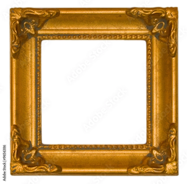 Obraz Bright gold antique frame