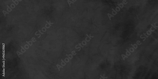 Fototapeta Abstract black distressed Rough texture grunge concrete background. Textured dark black grunge background, old grunge background. Chalk board and Black board grunge backdrop background.
