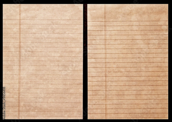 Obraz Old ledger paper