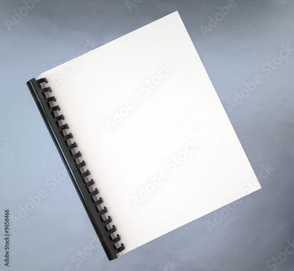 Obraz Blank cover of spiral notebook