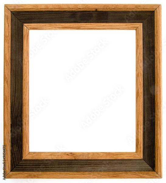 Obraz Two-tone wooden frame