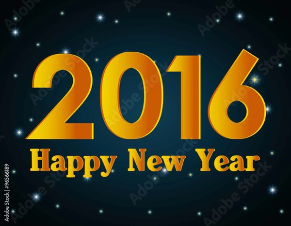 Obraz Happy new year graphic 
