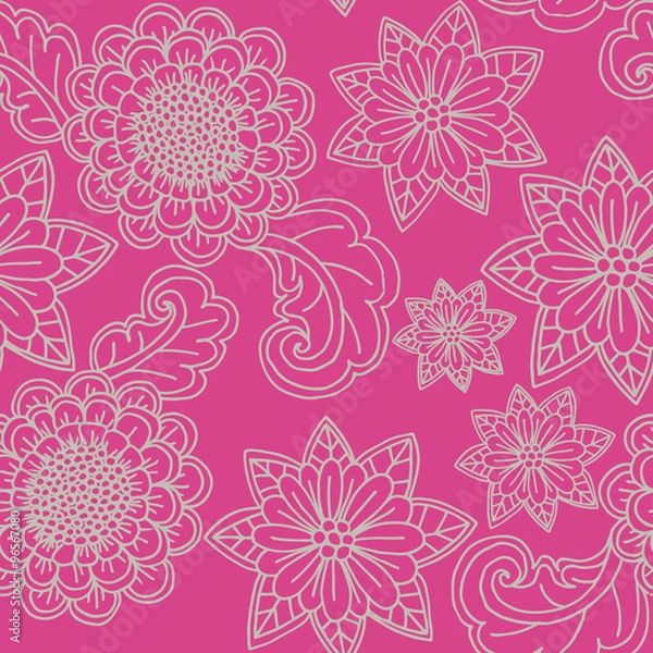 Obraz Floral  seamless pattern