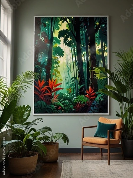 Fototapeta modern living room
