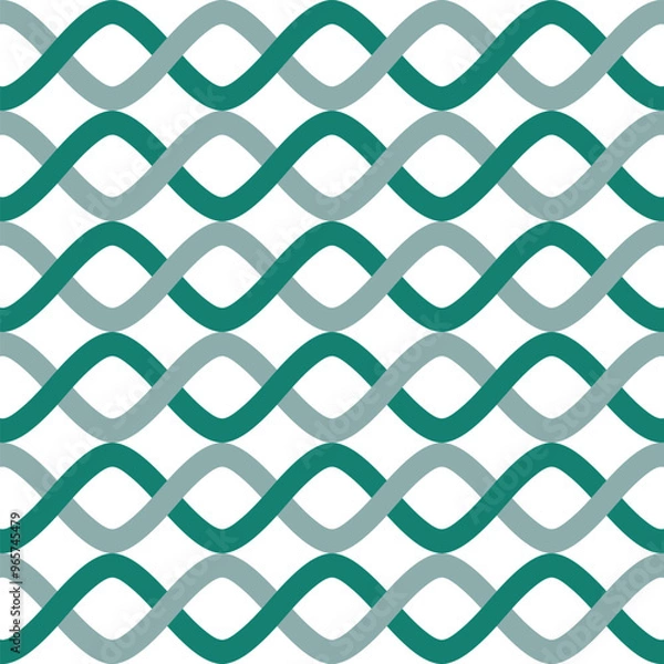 Fototapeta seamless pattern with waves