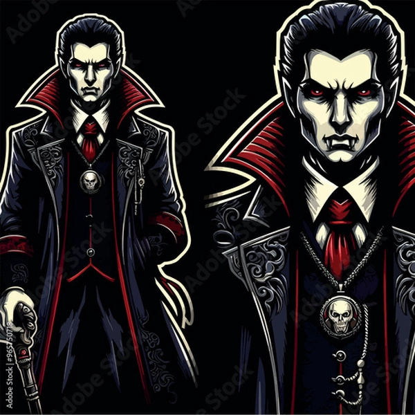 Obraz  Elegance and Darkness in the Night