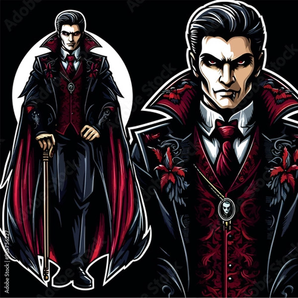 Obraz  Elegance and Darkness in the Night