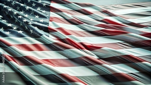 Obraz American flag background. American Independence day background
