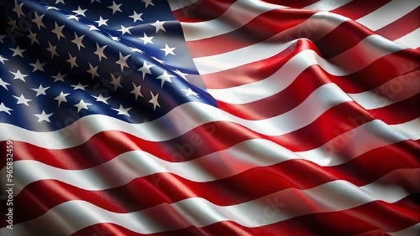 Obraz American flag background. American Independence day background