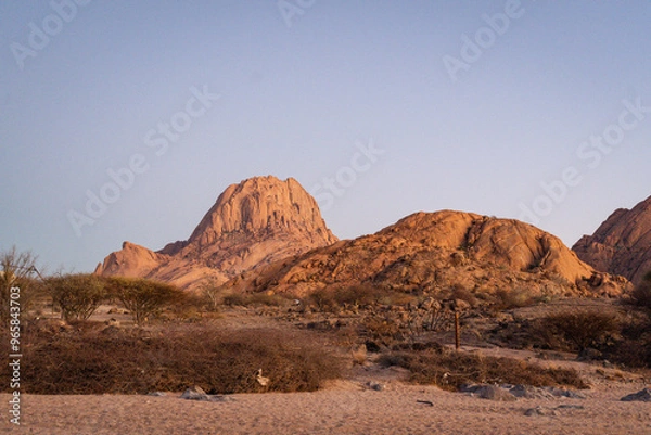 Obraz Spitzkoppe, Namibia at sunrise