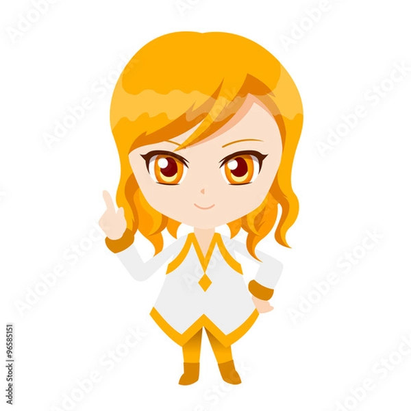 Obraz アニメ　キャラクター　女の子