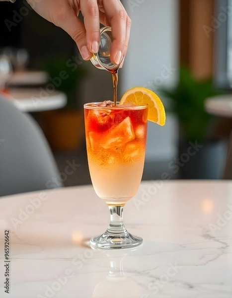 Obraz cocktail in a bar