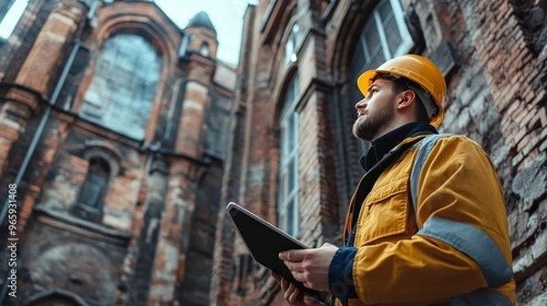 Obraz Historic Building Inspection by Engineer