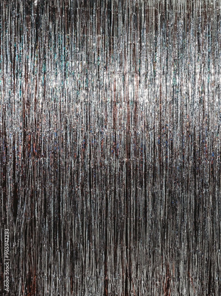 Fototapeta silver streamers background