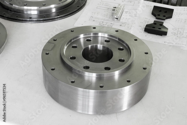 Obraz metal component