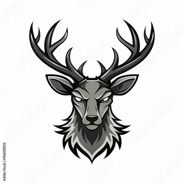 Obraz deer head vector. deer vactor design.