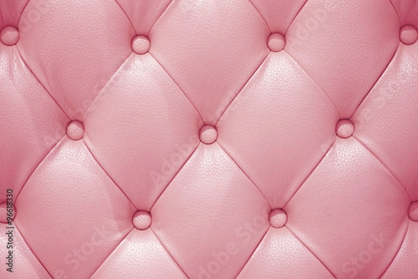 Obraz Pink leather sofa texture