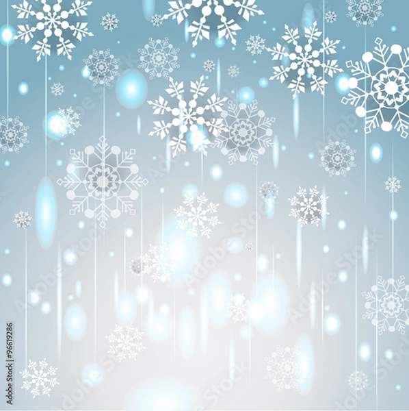 Obraz Light snow background