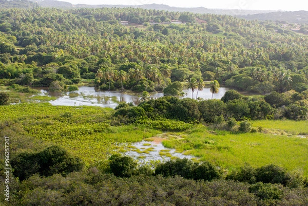 Obraz Lagos e verde natureza