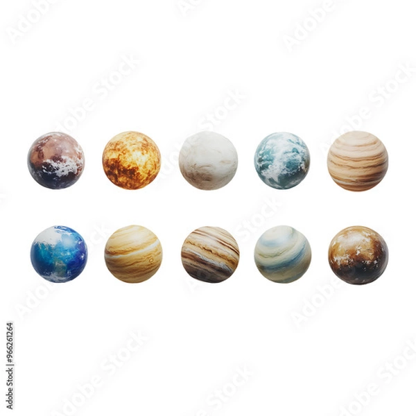 Obraz Solar system planets png