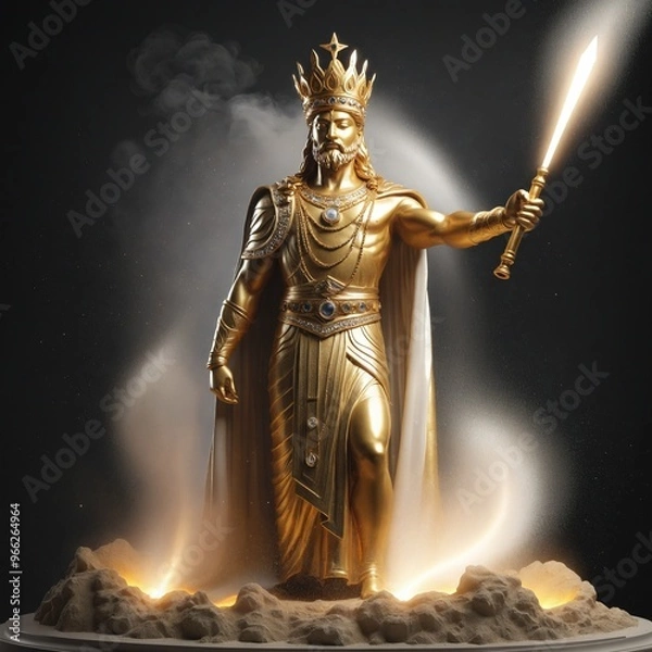 Fototapeta King Nebuchadnezzar's Dream Statue (Daniel's Prophecies) 
