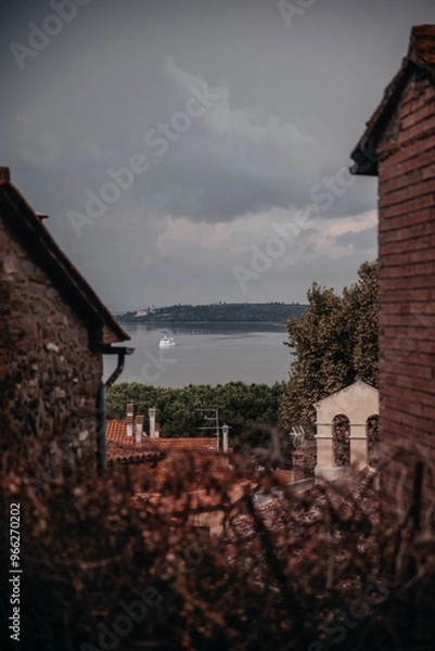 Obraz trasimeno lake from passignano