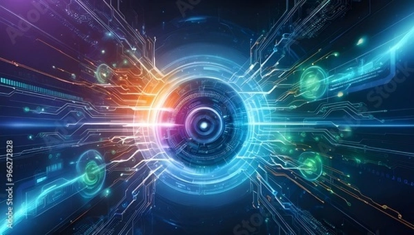 Fototapeta Colorful Toy Storage Baskets in the children's room. Cloth stylish Baskets with wooden toys. Organizing and Storage Ideas in nursery. Clean up toys and reduce the clutter. Top view