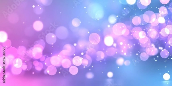 Obraz Bright stars fill an abstract background of pink and blue galaxies. rasterized picture.