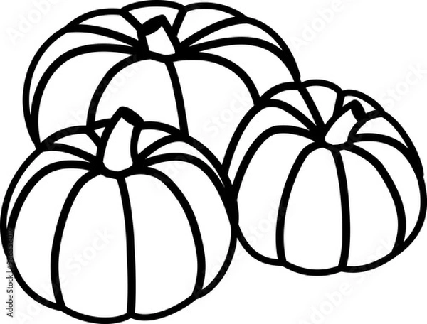 Obraz Pumpkin Outline