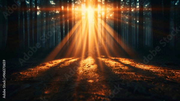 Fototapeta Rays Light 
