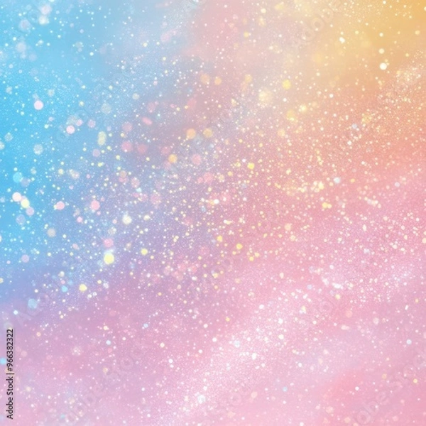 Obraz Sparkling Pastel Background with Shimmering Glitter