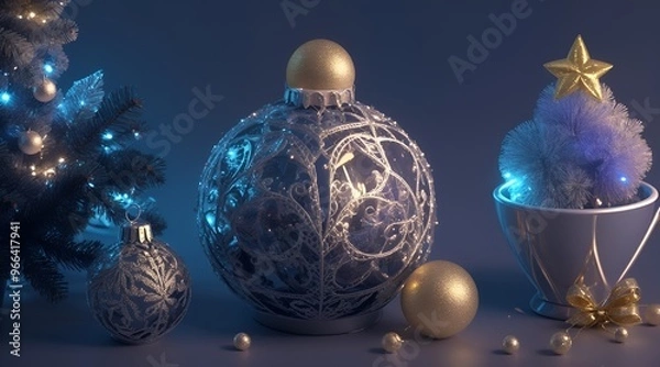 Obraz New Year's mood and toys