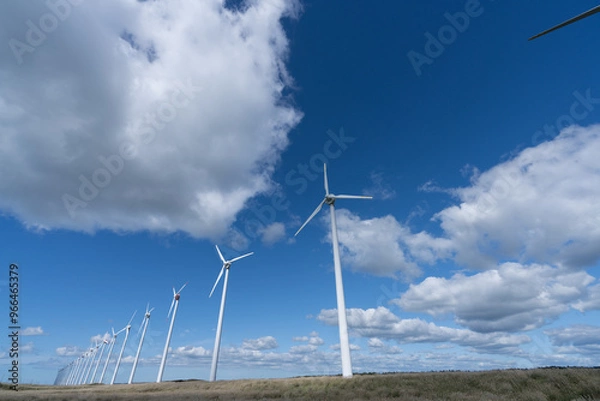 Obraz 北海道オトンルイの風力発電