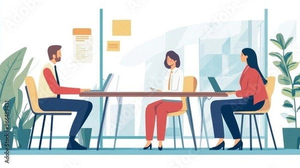 Fototapeta hiring concept 