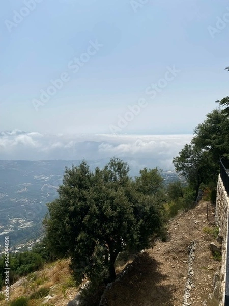 Obraz In the mountains above the clouds