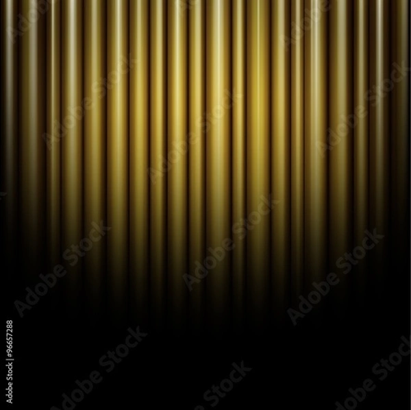 Fototapeta Curtain of brown background