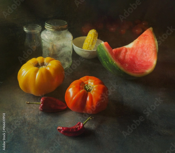 Obraz Summer's End Vegetable Still Life