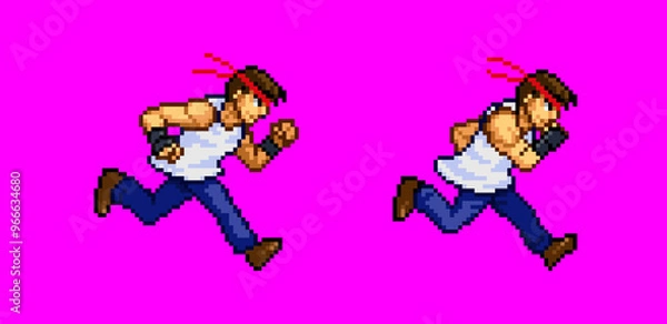 Obraz Tシャツ格闘家走り