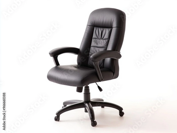 Obraz Office Chair isolated on white background AI Generated