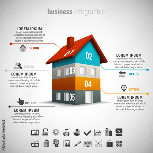 Obraz Business Infographic
