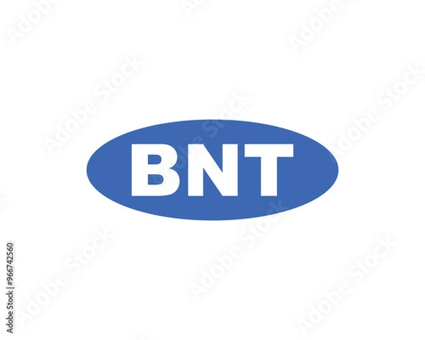 Obraz BNT logo design vector template. BNT
