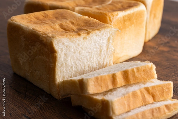 Obraz 食パンの断面　bread