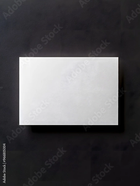 Fototapeta ３空白の名刺のモックアップGenerative AI