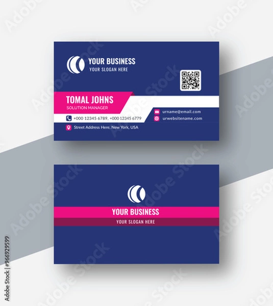 Obraz gorgeous business card design