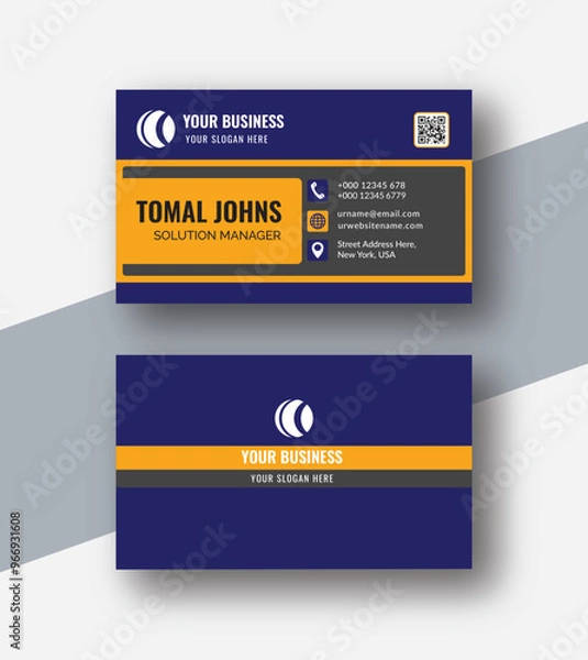 Obraz gorgeous business card design