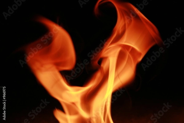 Fototapeta fire and flame