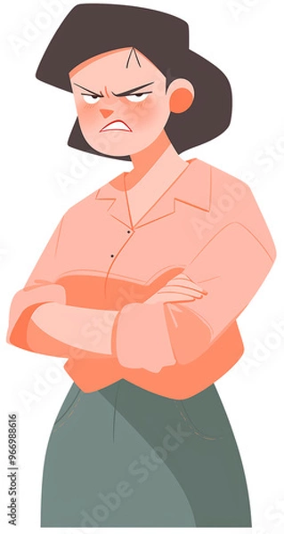 Fototapeta 화난 여자