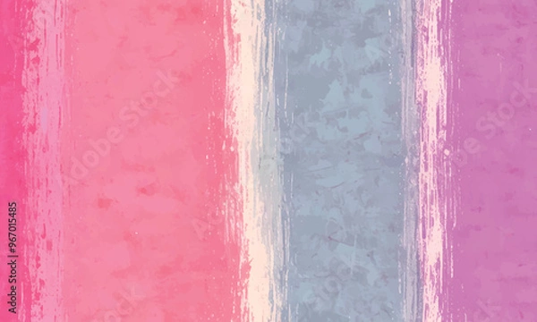 Obraz A pink and blue wallpaper with a white line in the middle