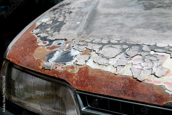 Obraz  Old car hood 2