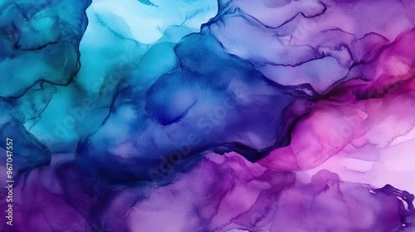 Fototapeta A vibrant abstract background featuring flowing layers of blue, purple, and pink hues, perfect for artistic design projects.